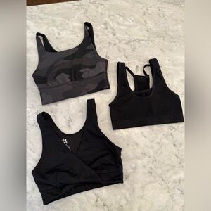 Aerie Offline and Joy Lab Black and Gray Sports Bra Trio
